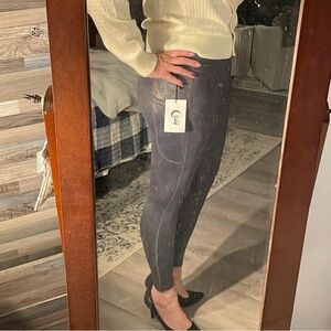 Zyia Active Copper and Gray Leggings